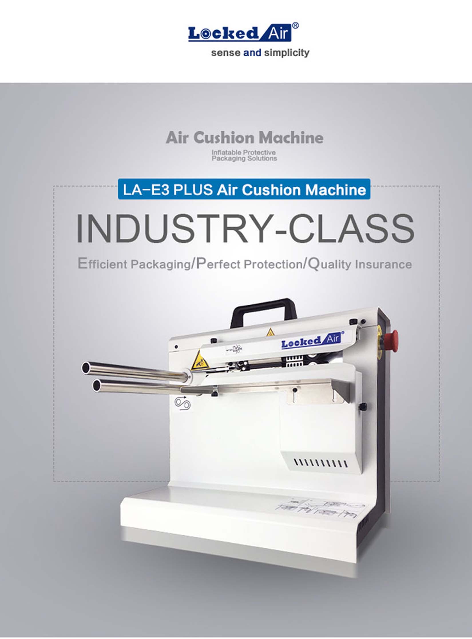 LA-E3 PLUS High-Speed Air Pillow Machine - Industrial Class