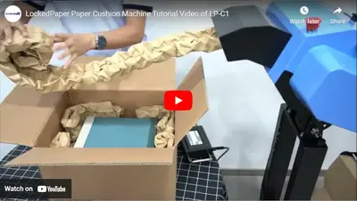 LockedPaper Paper Cushion Machine Tutorial Video di LP-C1