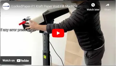 Macchina per il riempimento del vuoto della carta Kraft LockedPaper-F1