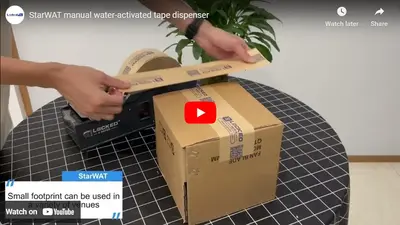 LockedPaper StarWAT Dispenser manuale di nastro attivato dall'acqua