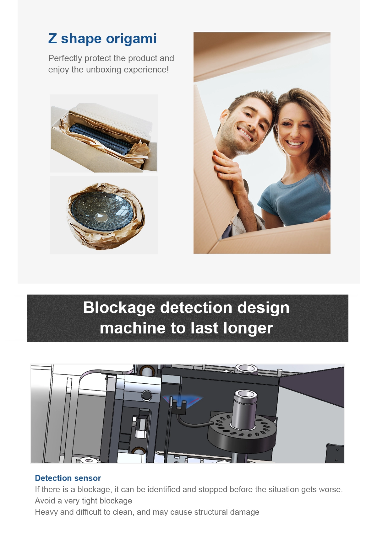 LP-F1 V3.0 Paper Void-fill e light load blocking system