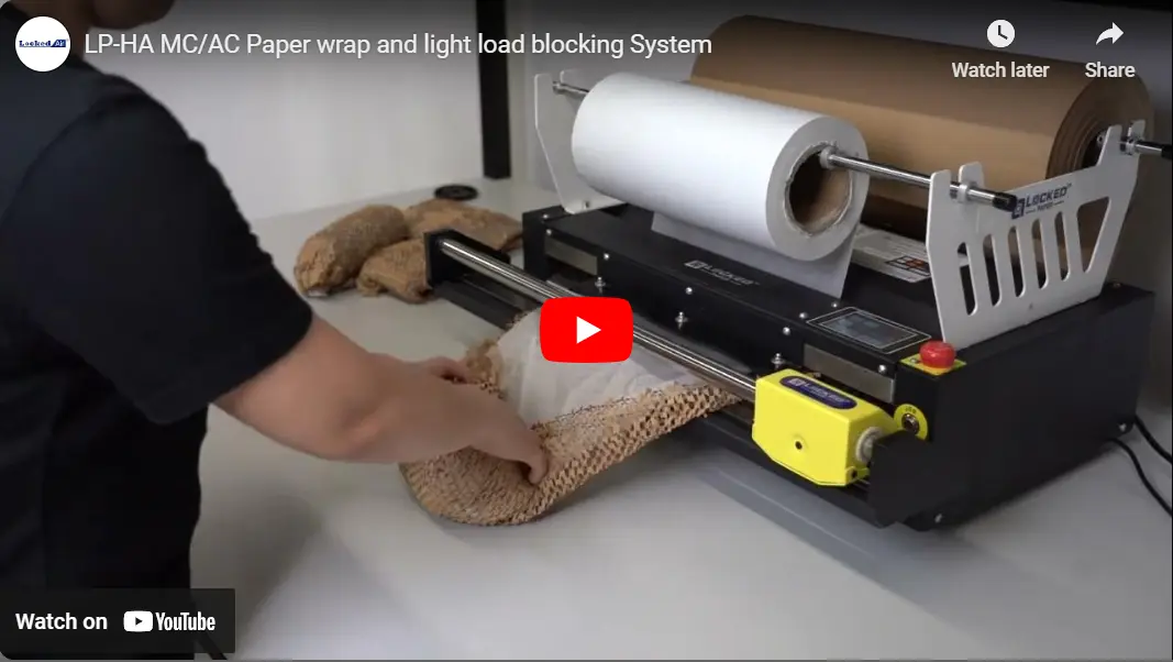 LP-HA MC/AC Paper wrap e sistema di blocco del carico leggero